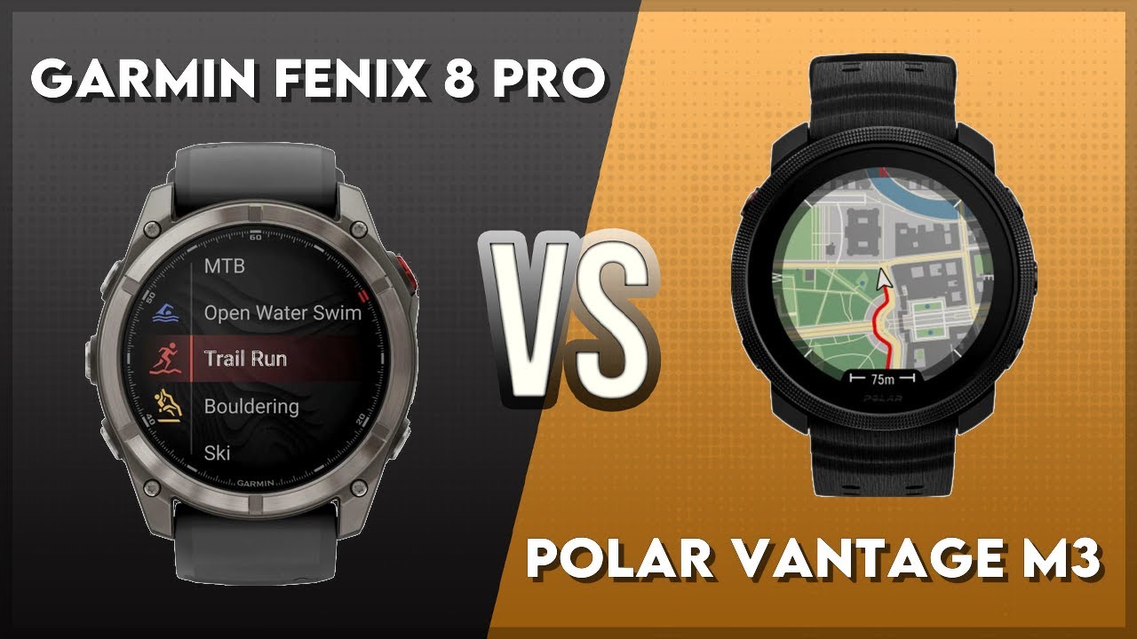 Сравнение Garmin Fenix ​​8 Pro и Polar Vantage M3