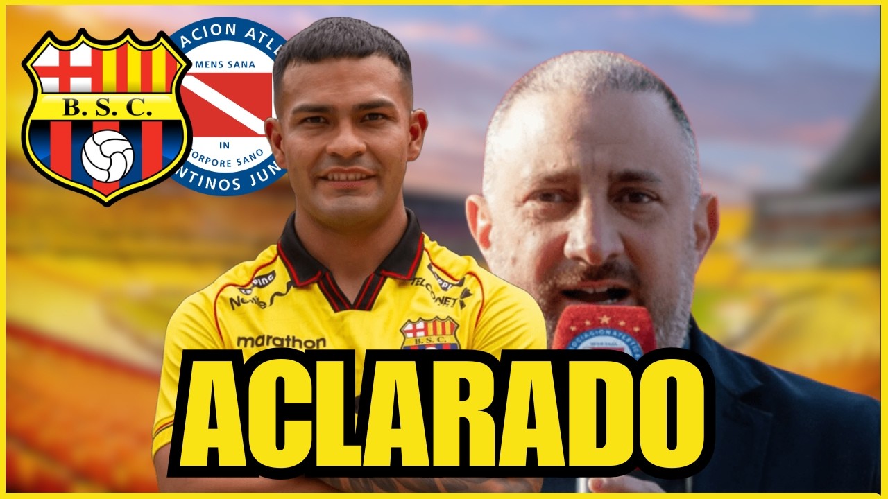 ¡ULTIMA HORA! PRESIDENTE DE ARGENTINOS JRS REVELA PORQUE LUGO NO PUEDE JUGAR CON BARCELONA SC
