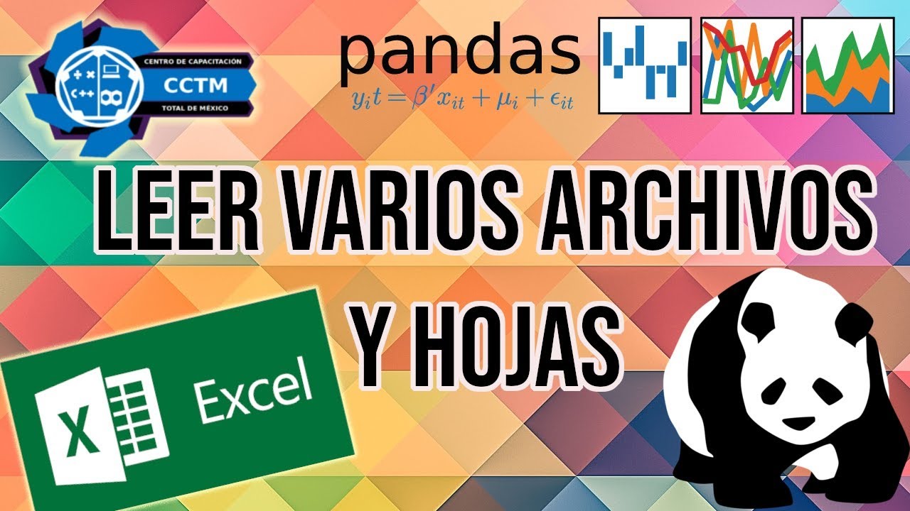 Importar y leer varios archivos de Excel | Guardar varias hojas de Excel | Pandas| Python |