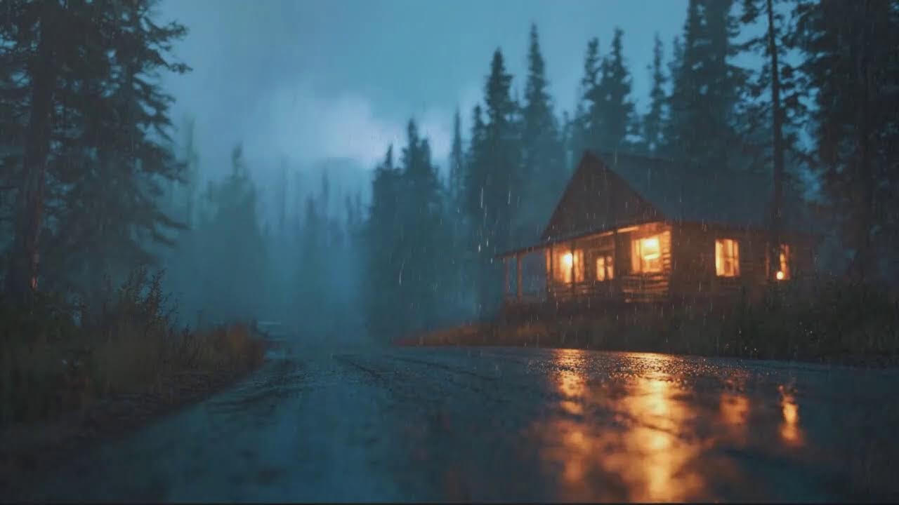 Powerful Thunder and Heavy Rain for Stress Relief and Sleep