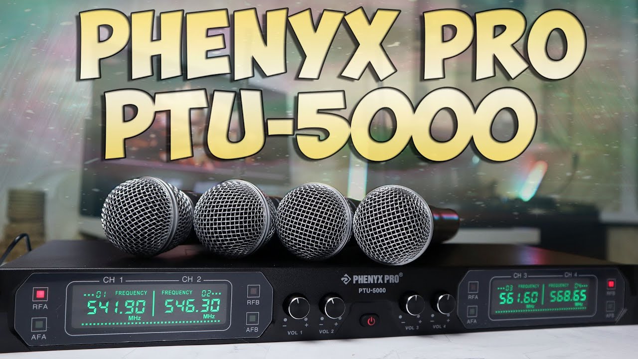 Phenyx Pro PTU-5000 Обзор беспроводной микрофонной системы