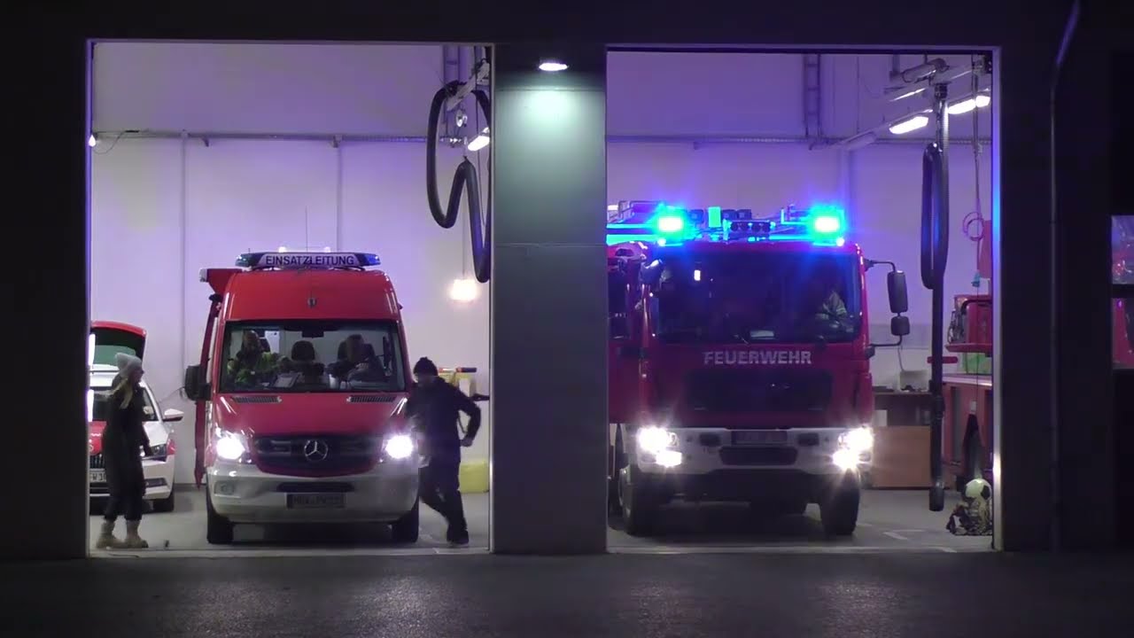 [Jahreswechsel 2024/25!] Einsatzfahrten Feuerwehr, Polizei & Rettungsdienst in Greifswald