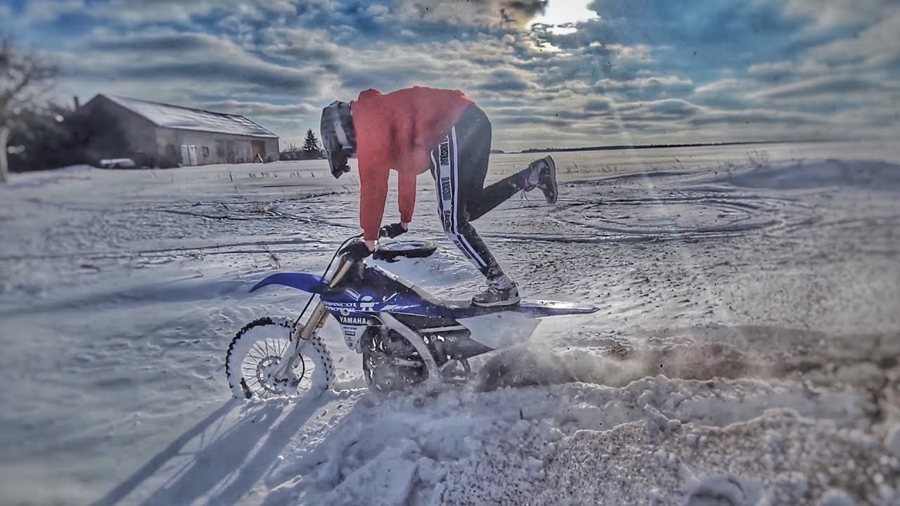 NIE MOGLISMY WYCIĄGNĄC YAMAHY Z ŚNIEGU/YZF 250 SNOW