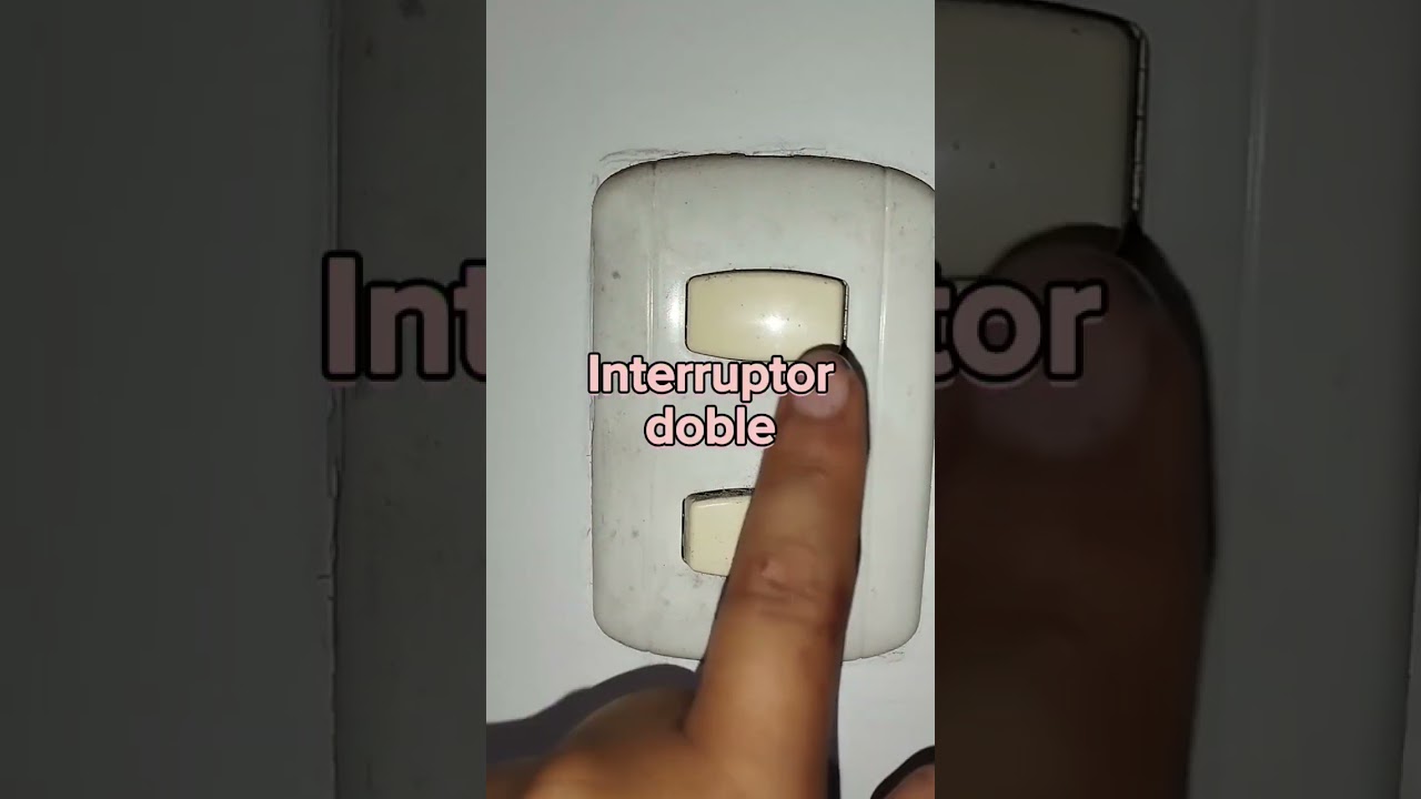 Interruptor doble #interruptordoble