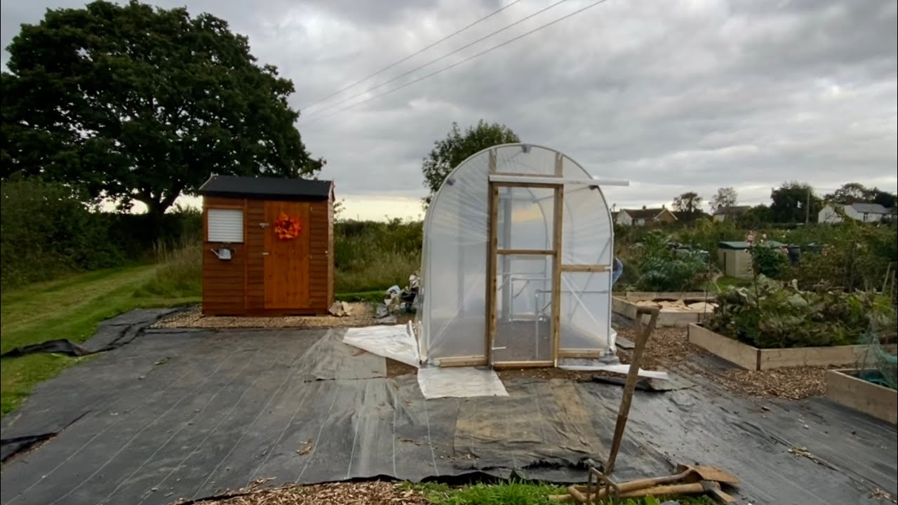 EP 42: How First Tunnels Built Our New Polytunnel! Allotment Plot no.9