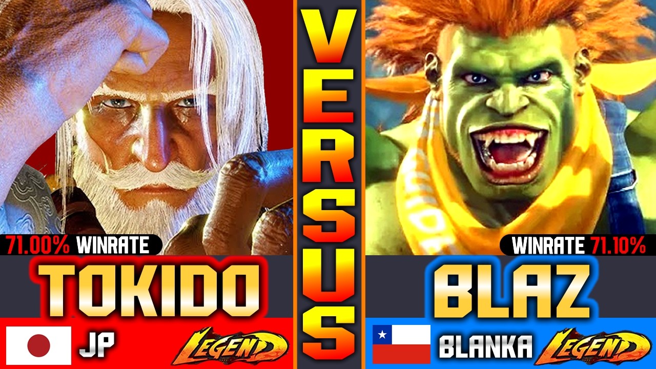 🔥SF6 Бланка (BLAZ против TOKIDO) JP ▰ Геймплей Street Fighter 6 высокого уровня