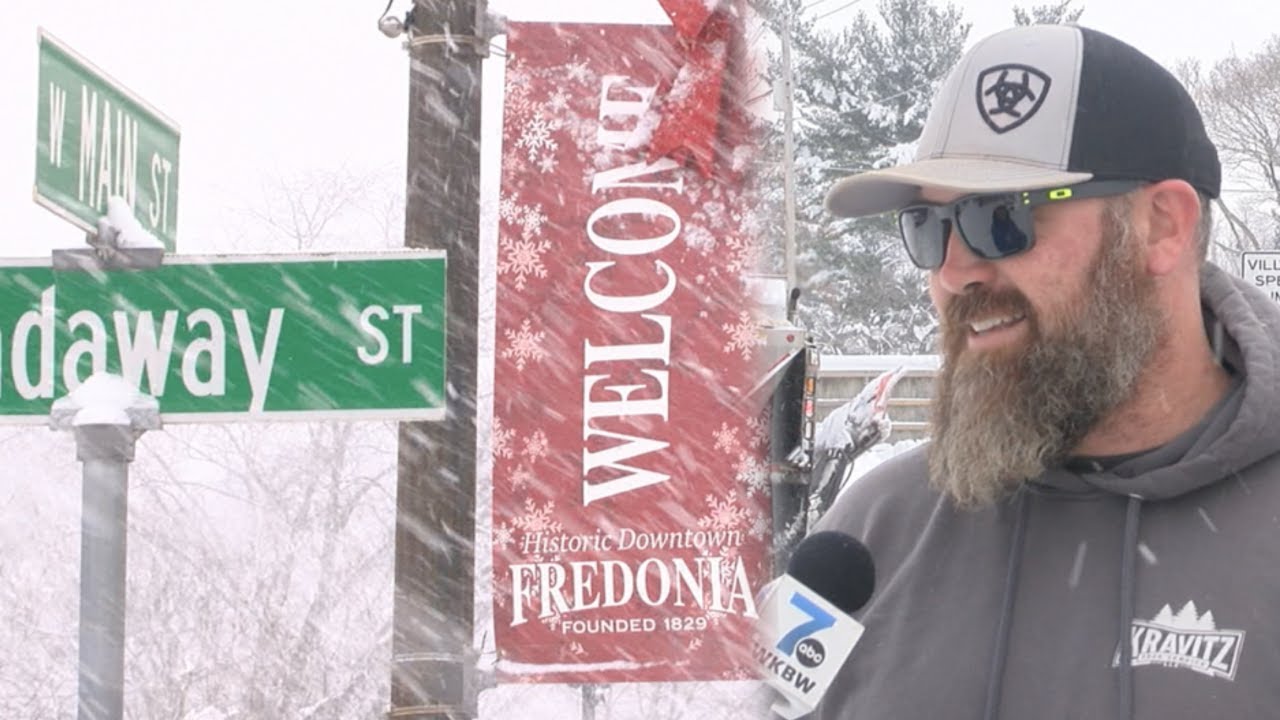 'Epicenter of great people': Fredonia community rallies together after heavy snowfall