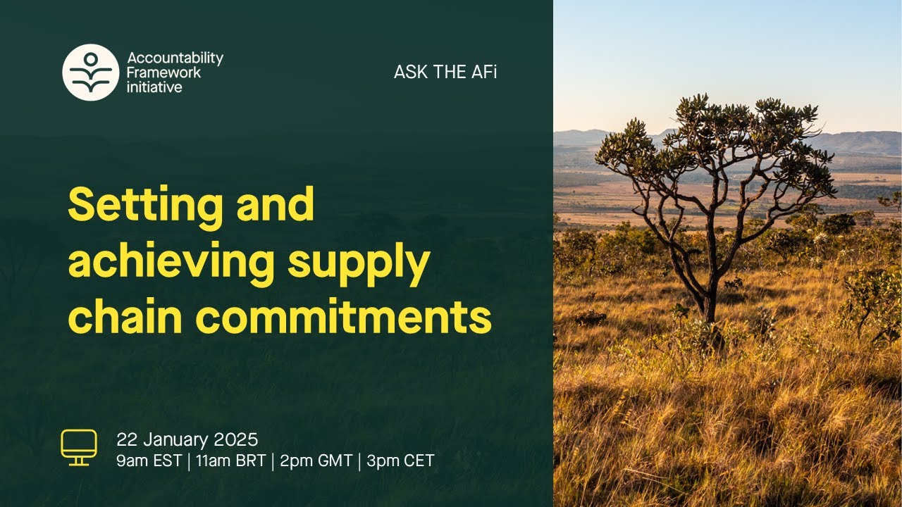 Ask the AFi: Setting and achieving supply chain commitments