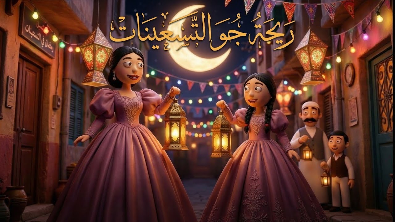 كليب (هلّ الهلال) بروح زمان وفخامة 2026.. ( بدون موسيقي )أجمل ذكريات التسعينات رجعت! 📺✨