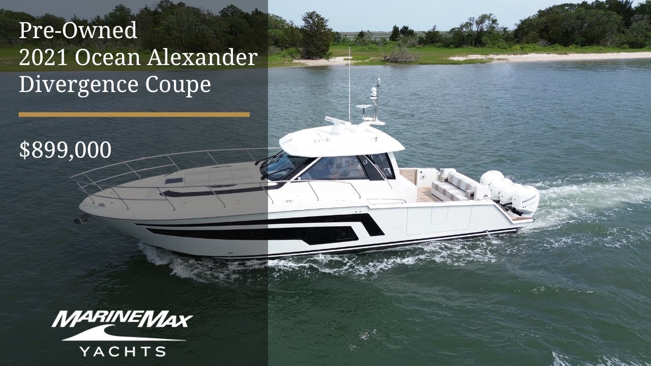 Pre-Owned 2021 Ocean Alexander 45 Divergence Coupe | MarineMax Wrightsville Beach