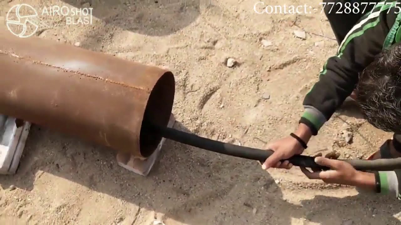 INTERNAL PIPE CLENING EQUIPMENT | INTERNAL PIPE SAND BLASTING MACHINE | PIPE ID CEANING