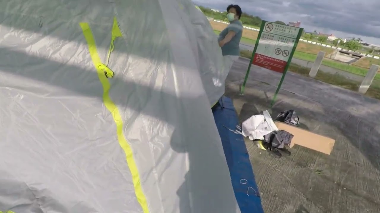Core 全罩型六人圓頂帳篷開箱/好市多帳篷/露營/Core 6 Person Lighted Dome Tent