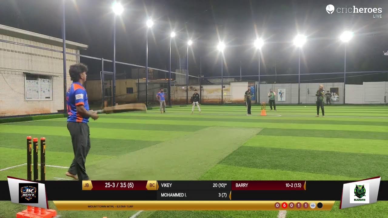 BLACK CATS vs JK Boyz live cricket match | Mounttown MTPL - II live - Star Turf Mettupalayam