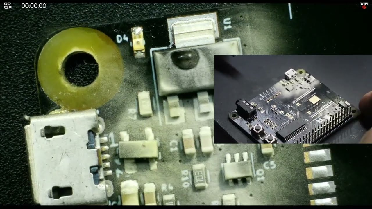 BRUTAL tecnica de rosin para encontrar FALLAS  y poder REPARAR, ejemplo reparando un esp32