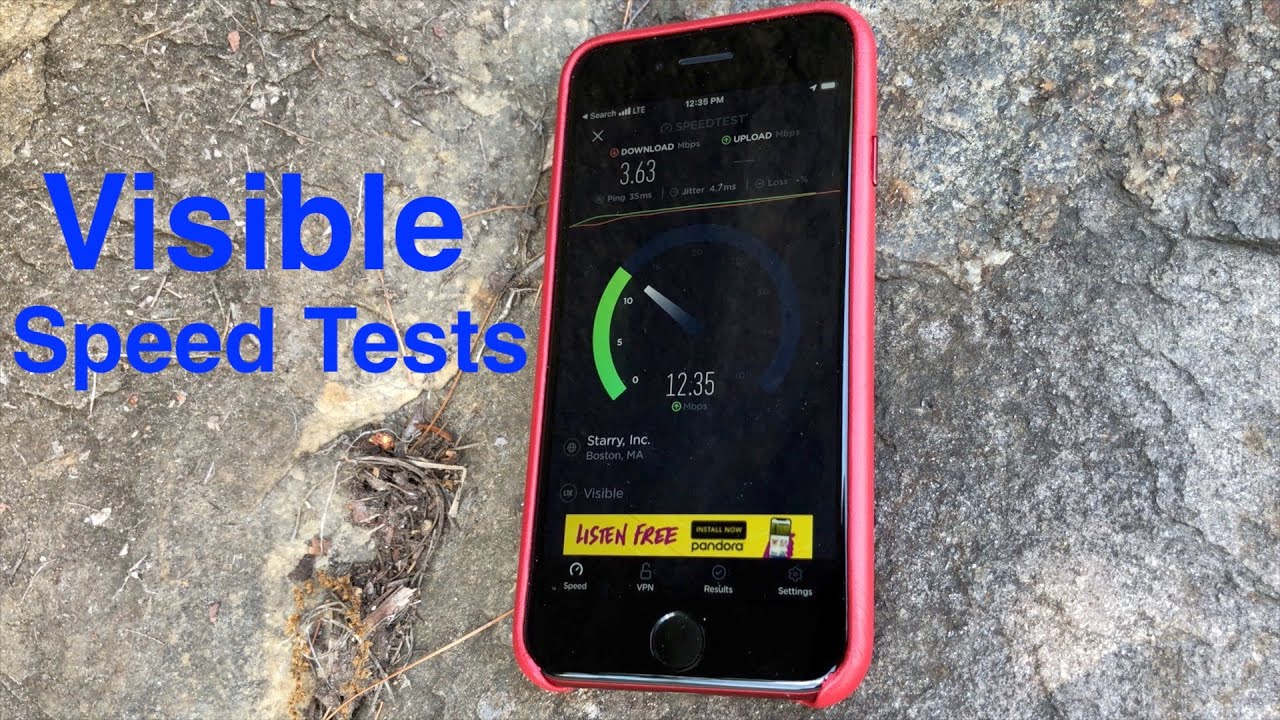 Visible Speed Test Results