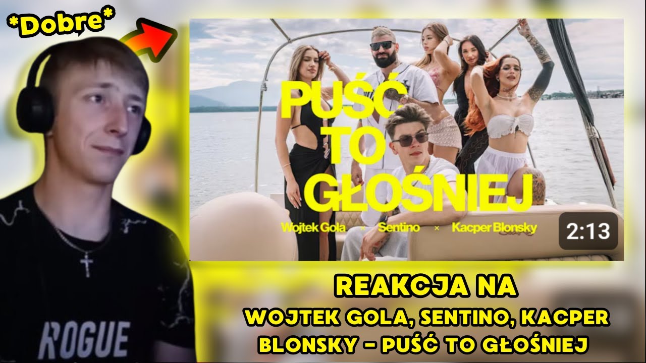 WOJTEK GOLA, SENTINO, KACPER BLONSKY - PUŚĆ TO GŁOŚNIEJ EXCEL REAKCJA