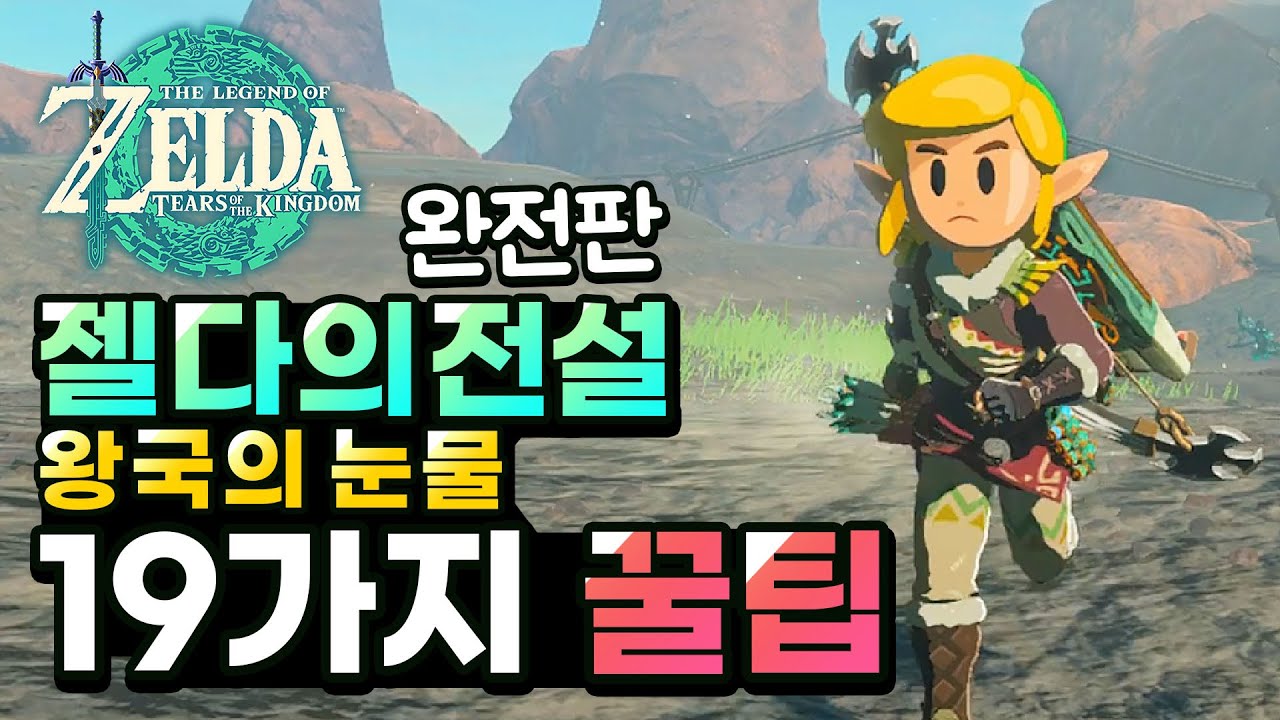 젤다 꿀팁 총정리! 젤생이 윤택해지는 젤다의 전설 왕국의 눈물 19가지 꿀팁