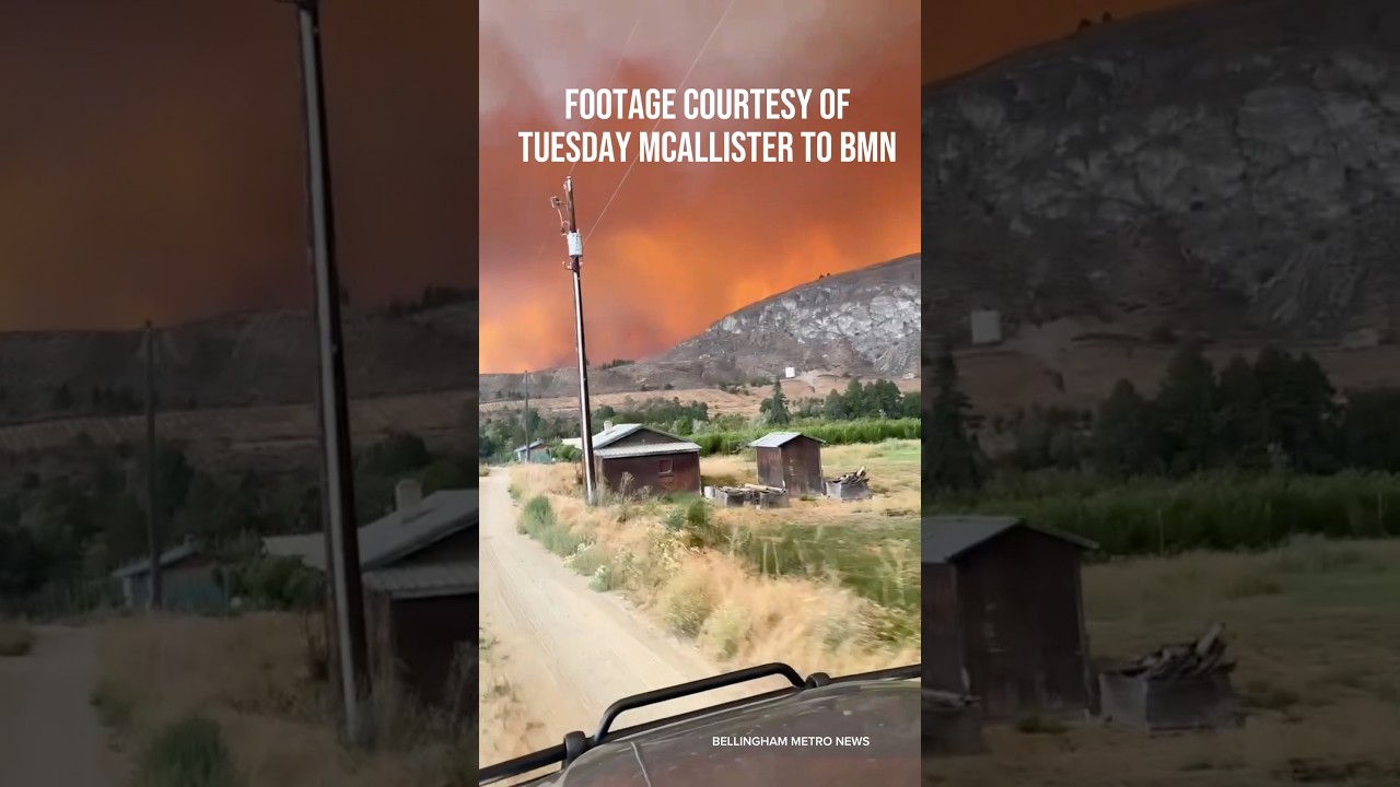 WATCH: Shocking footage shows the Sinlahekin Fire as flames threaten communities near Tonasket