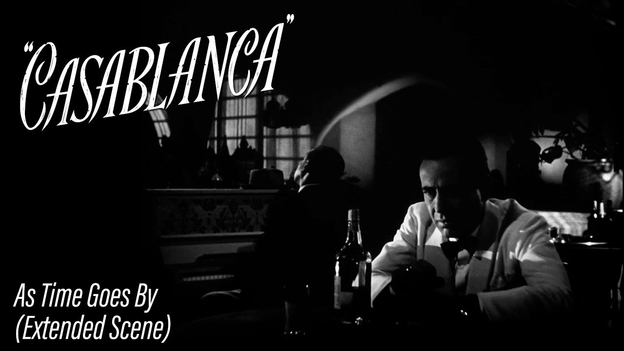 As Time Goes By (Extended Scene with Complete Vocal) | Film: Casablanca (1942)