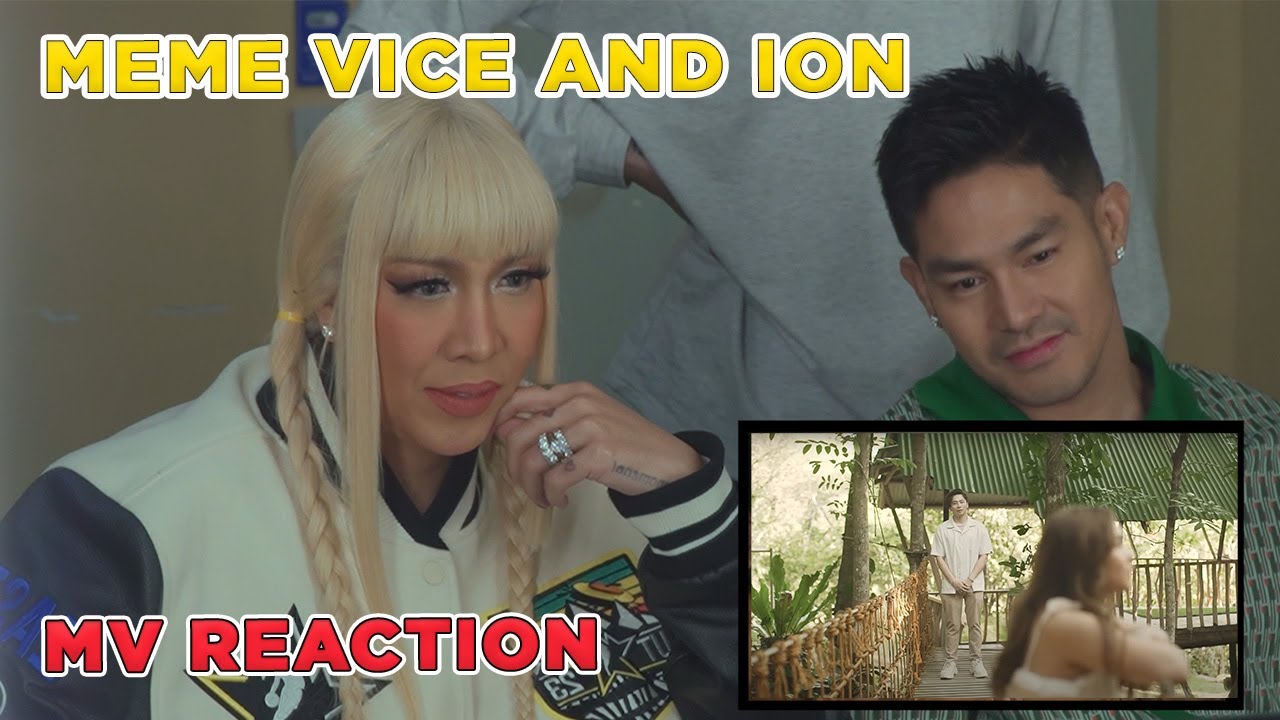 Meme Vice and Ion Reacts to 'NAKANGITI' at ' ANDITO LANG AKO' MV | Wilbert Ross