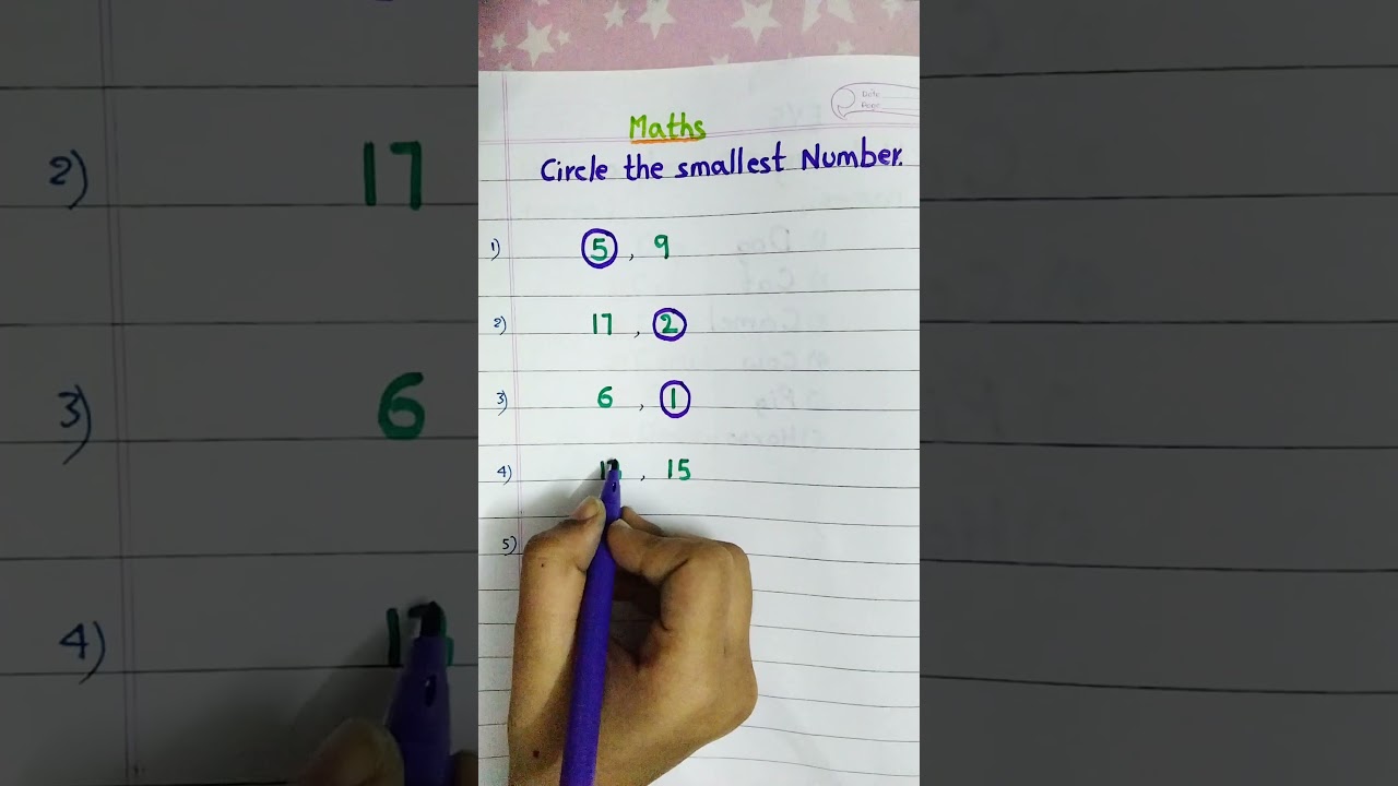 Circle the Smallest Number #shorts #short #viral #trending #ytshorts #trendingshorts #trend #funny