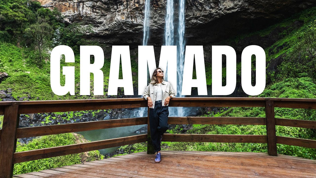 GRAMADO e o Pé da Cascata do Caracol em CANELA