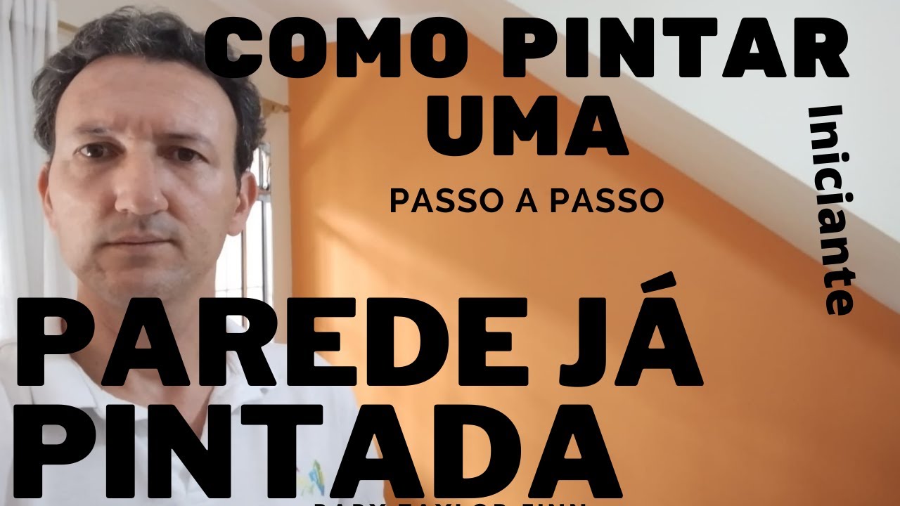 COMO PINTAR PAREDE JÁ PINTADA, INICIANTE PINTANDO COMO PROFISSIONAL
