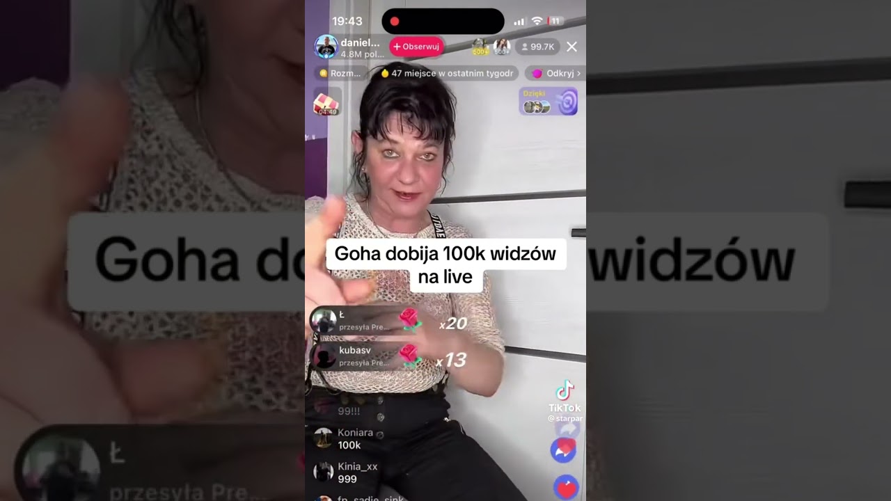 Daniel Magical - Pijana Gocha ostro z widzami 😅😱 #magical #gocha #shorts