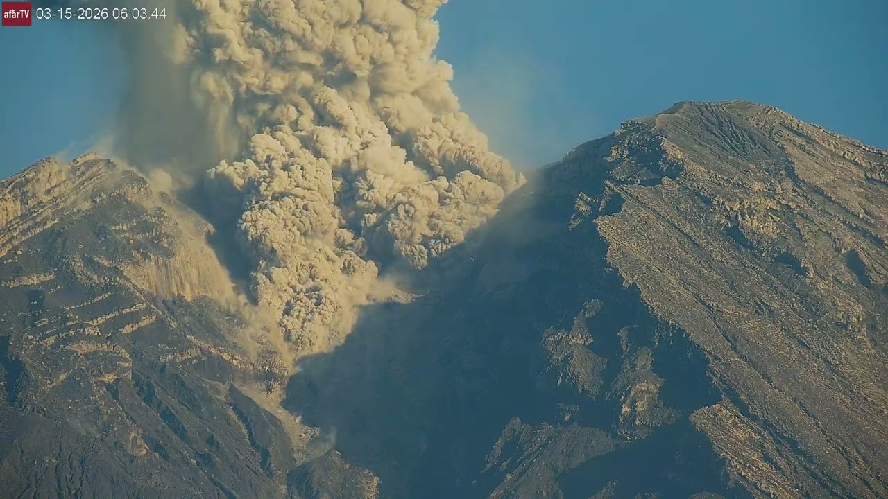 Mar 15, 2026: Semeru Volcano Erupts! With Impressive Explosion
