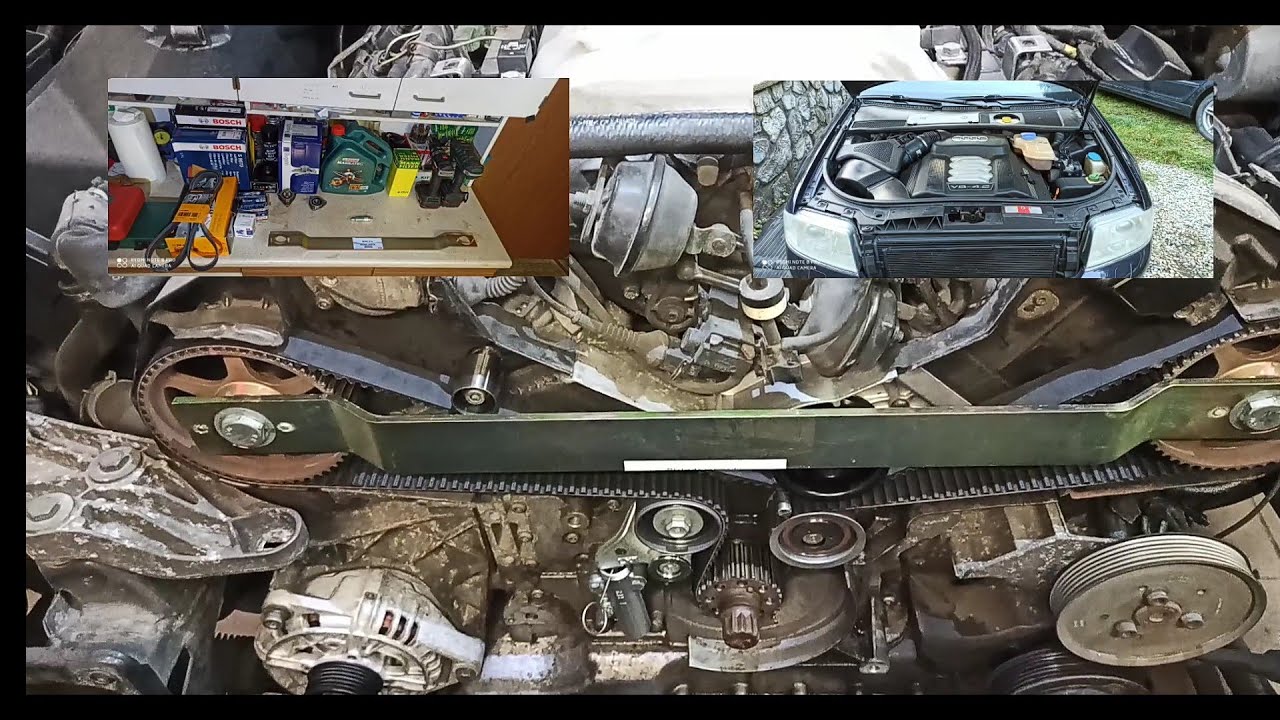 Audi A6 C5, V8 - 4.2i, výměna rozvodů / replacement of timings on the engine #2#