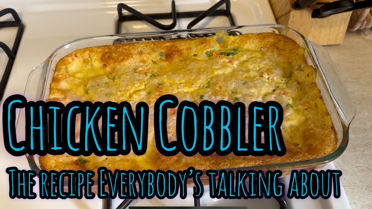 Chicken Cobbler Recipe #viralticktok #chickencobbler #potpie #easyrecipe #redlobsterbiscuits