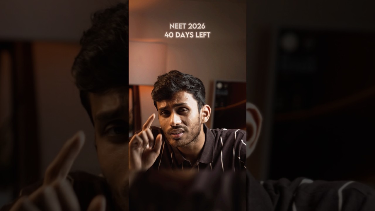 NEET 2026 - 40 Days Plan