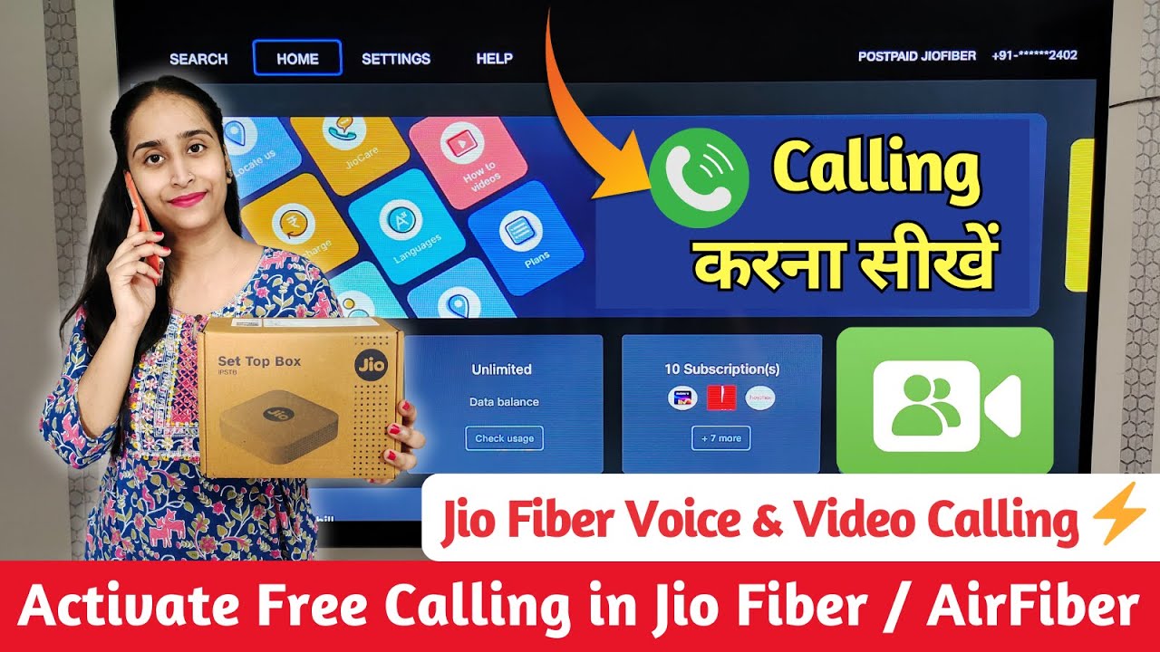UNLIMITED CALLING 🤩 - Jio Fiber / AirFiber Free Calling Setup 🔄 | JioJoin App Guide