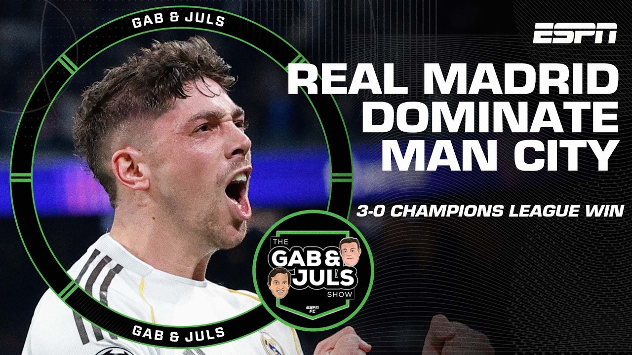 Real Madrid vs. Man City FULL REACTION! Valverde’s hat trick, Guardiola, Haaland & more! | ESPN FC