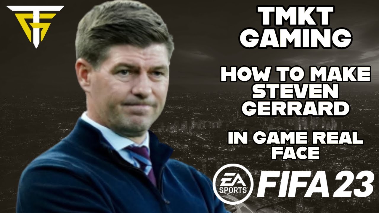 FIFA 23 - How To Make Steven Gerrard - In Game Real Face!