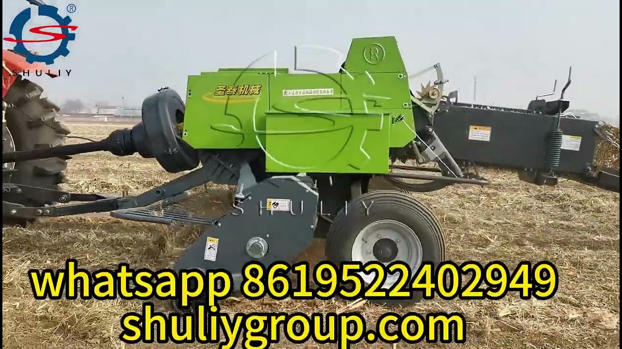 Square Hay Baler for Farm | High Efficiency Straw and Forage Baling Machine