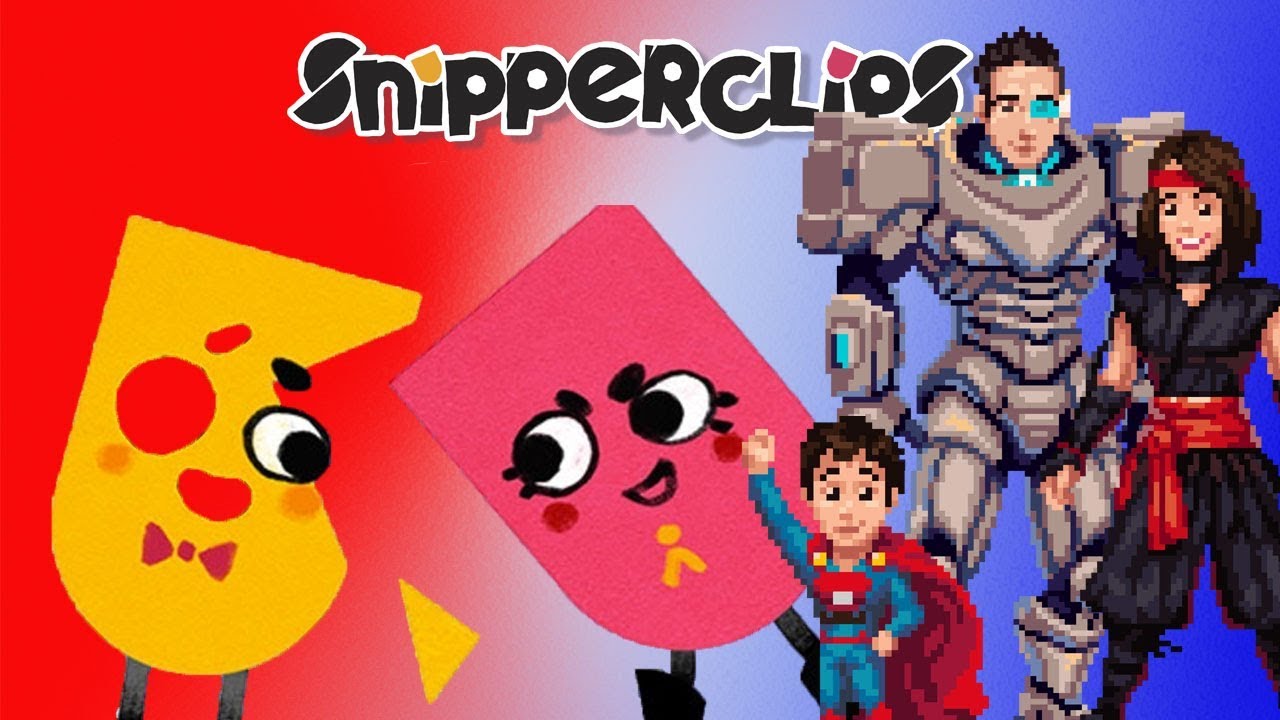 Snipperclips: ДАВАЙТЕ ИГРАТЬ И РЕЗАТЬ ДРУГ ДРУГА.