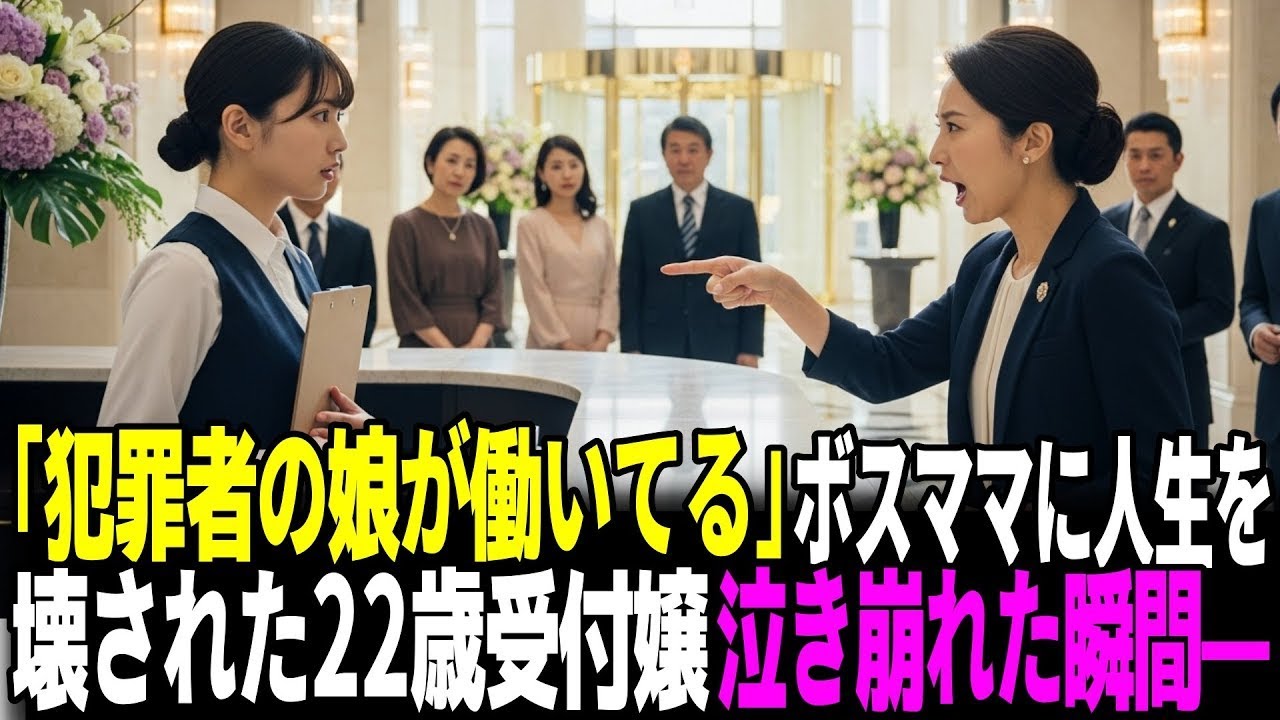 「清掃員のくせに！」ボスママから老人を庇った貧乏受付嬢。老人の正体が判明した瞬間—