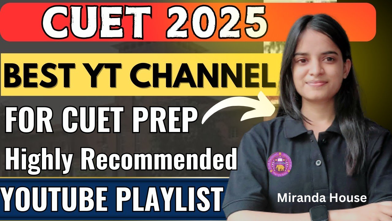 Best Youtube channel for CUET PREPARATION 🔥 CRACK CUET2025 with Free resources✅ Domain YT playlists