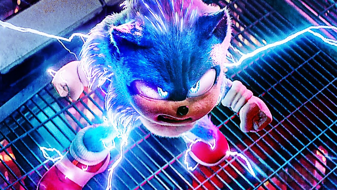 BATALHA Sonic VS Shadow (Forma de Raio) | Sonic 3 | Clipe