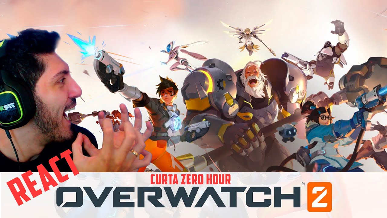 REAGINDO AO OVERWATCH 2 e a CURTA ZERO HOUR! EM PORTUGU&Ecirc;S | Overwatch React