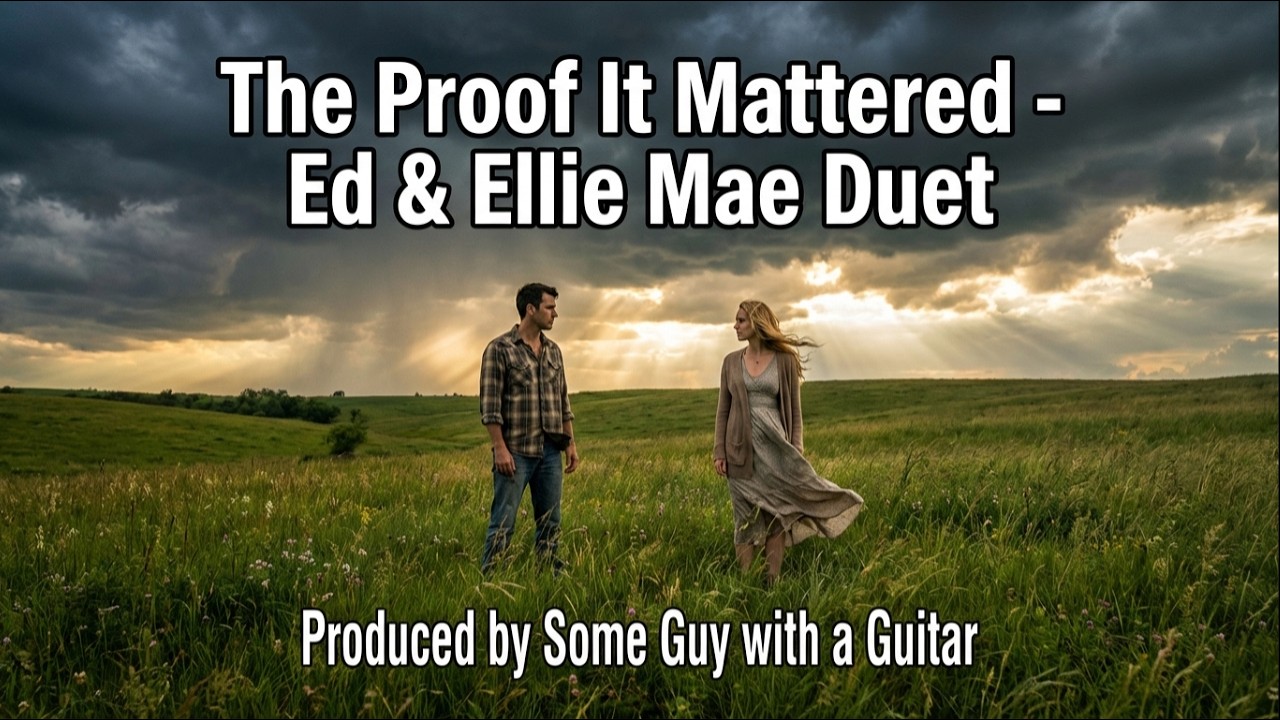 The Proof it mattered - Ed & Ellie Mae Duet