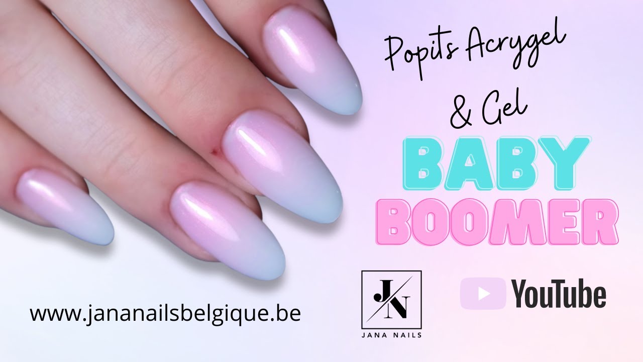 Baby Boomer Acrygel Popits et gel 🤩💅