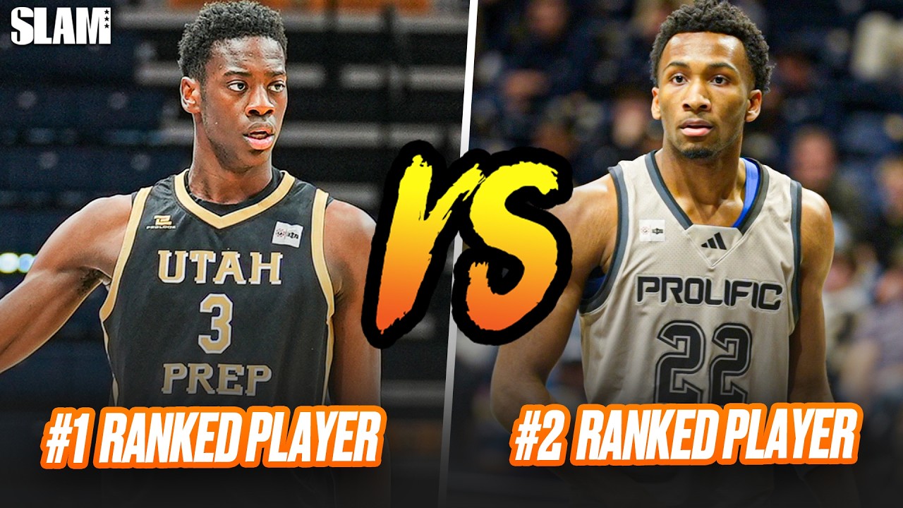 #1 Ranked AJ Dybantsa 🆚 #2 Ranked Darryn Peterson 🔥 Best Players in HS 🍿