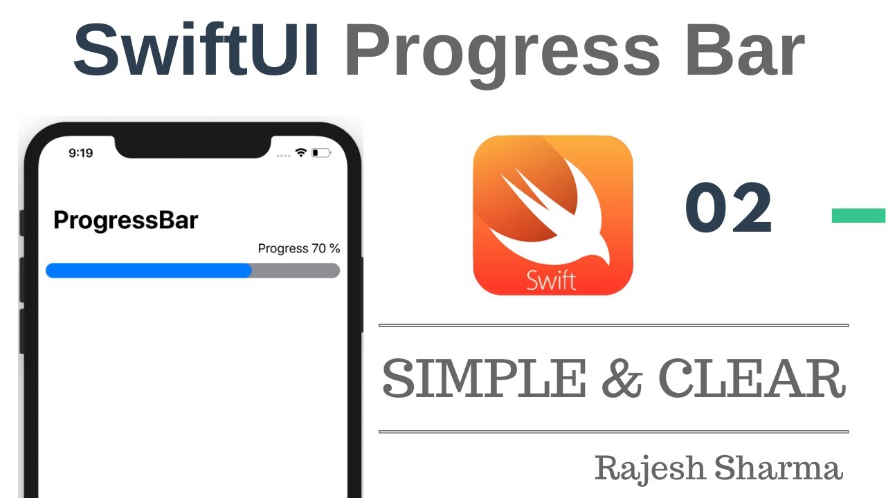 SwiftUI Progress Bar | SwiftUI for beginners | Part-2
