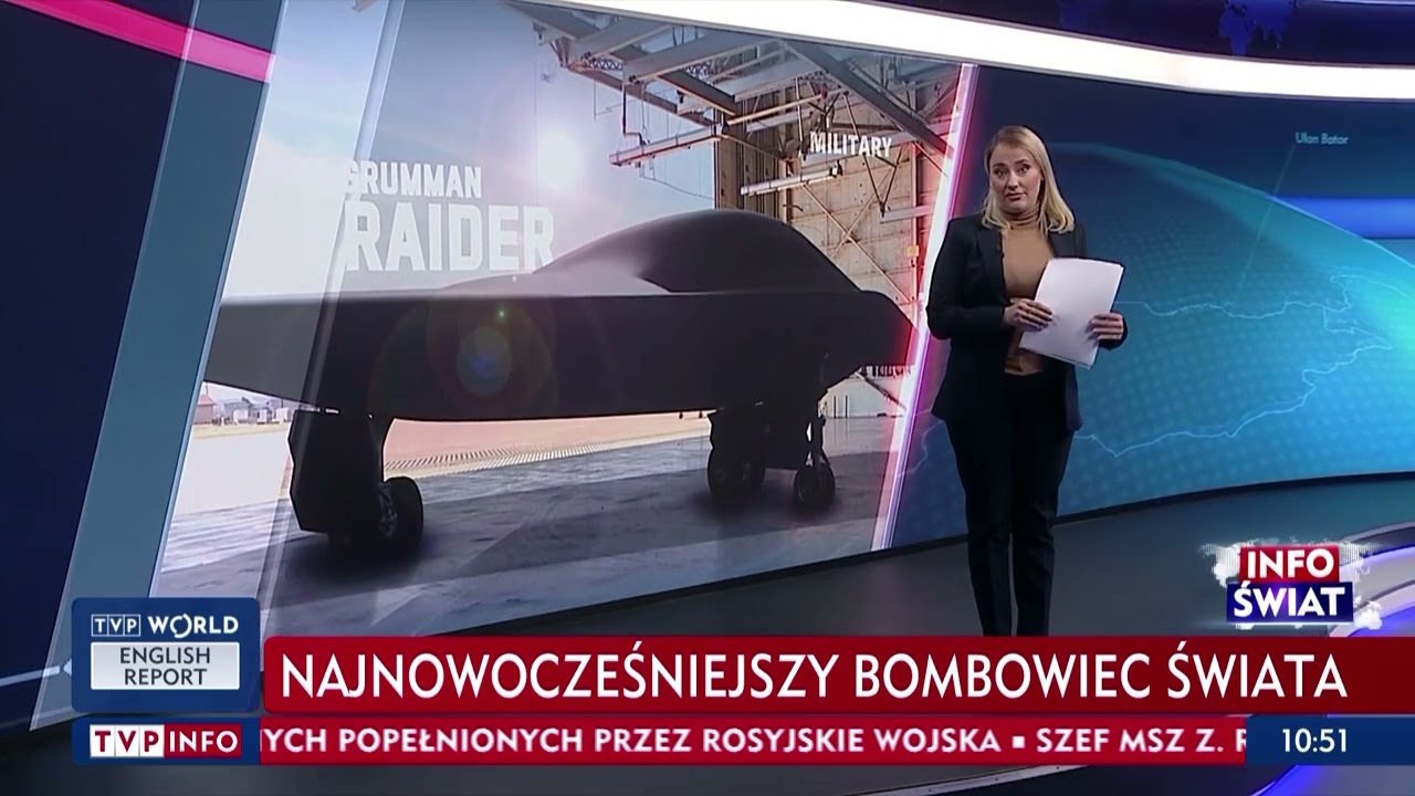 Koncern zbrojeniowy Northrop Grumman zaprezentował najnowocześniejszy samolot bombowy B-21 Raider