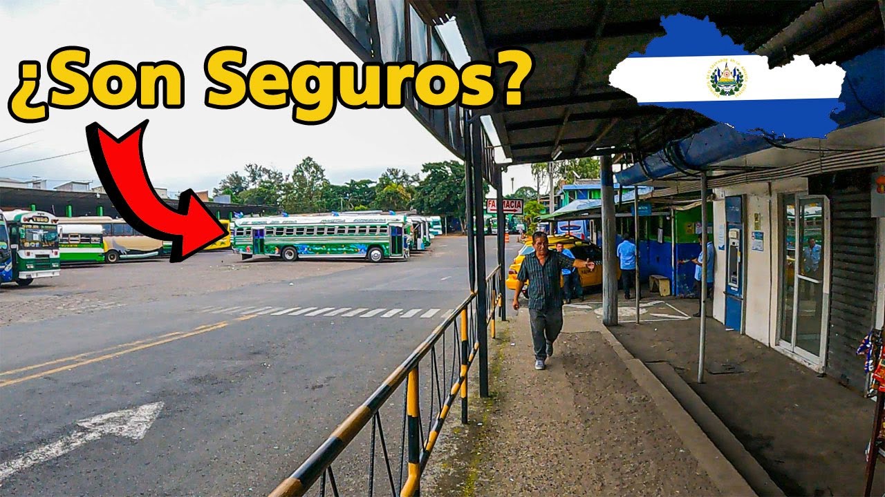 Así es el Transporte Público en EL SALVADOR 😳🇸🇻 | ¡Muy Seguro!