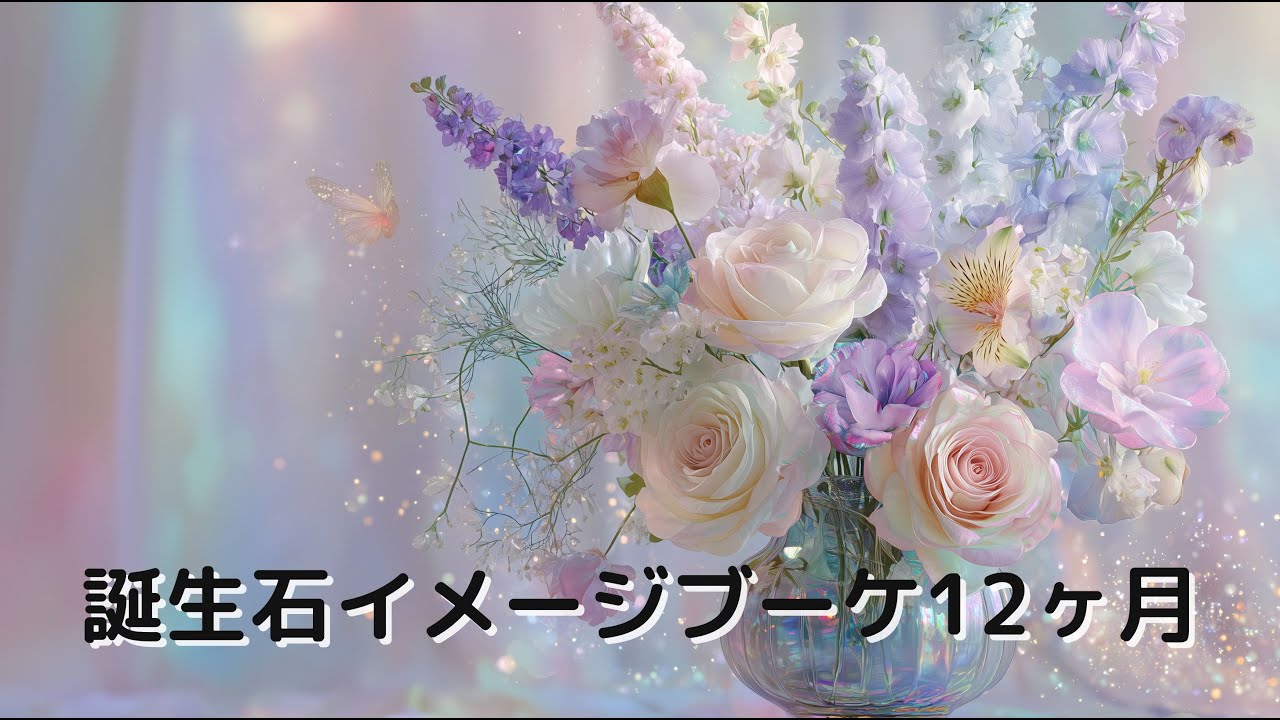 【AI ASMR】あなたの誕生月は？💎 誕生石をイメージした魔法のブーケ集/ Birthstone Bouquets