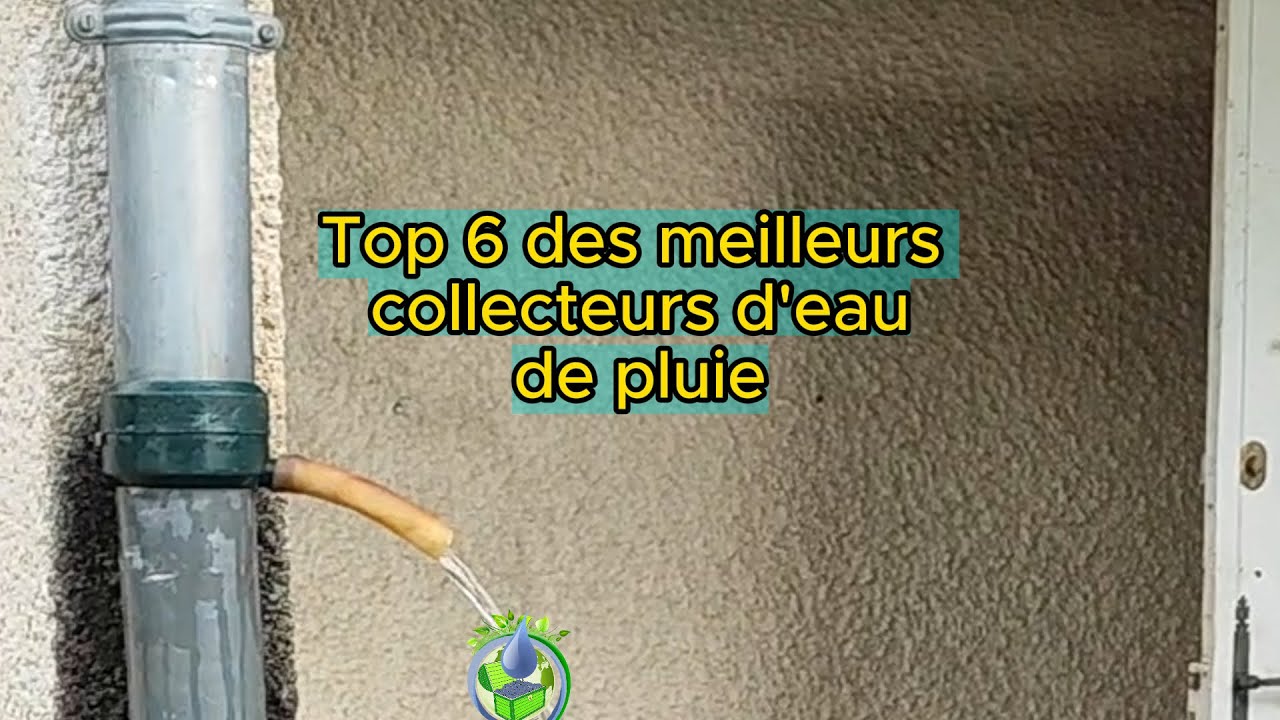 Meilleur collecteur d'eau de pluie