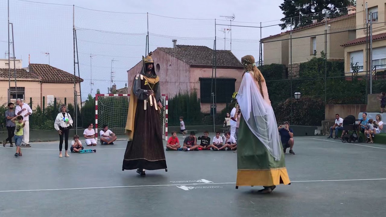 27&ordf; Trobada de gegants de Premi&agrave; de Dalt - Ball dels gegantons Cl&agrave;udia i Eudald (19/09/2019)